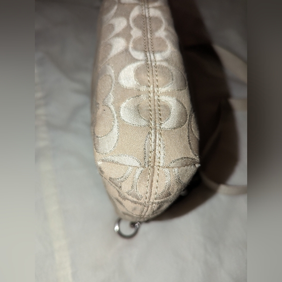 Coach Metallic Signature Swingpack Messenger Handbag - Picture 6 of 13